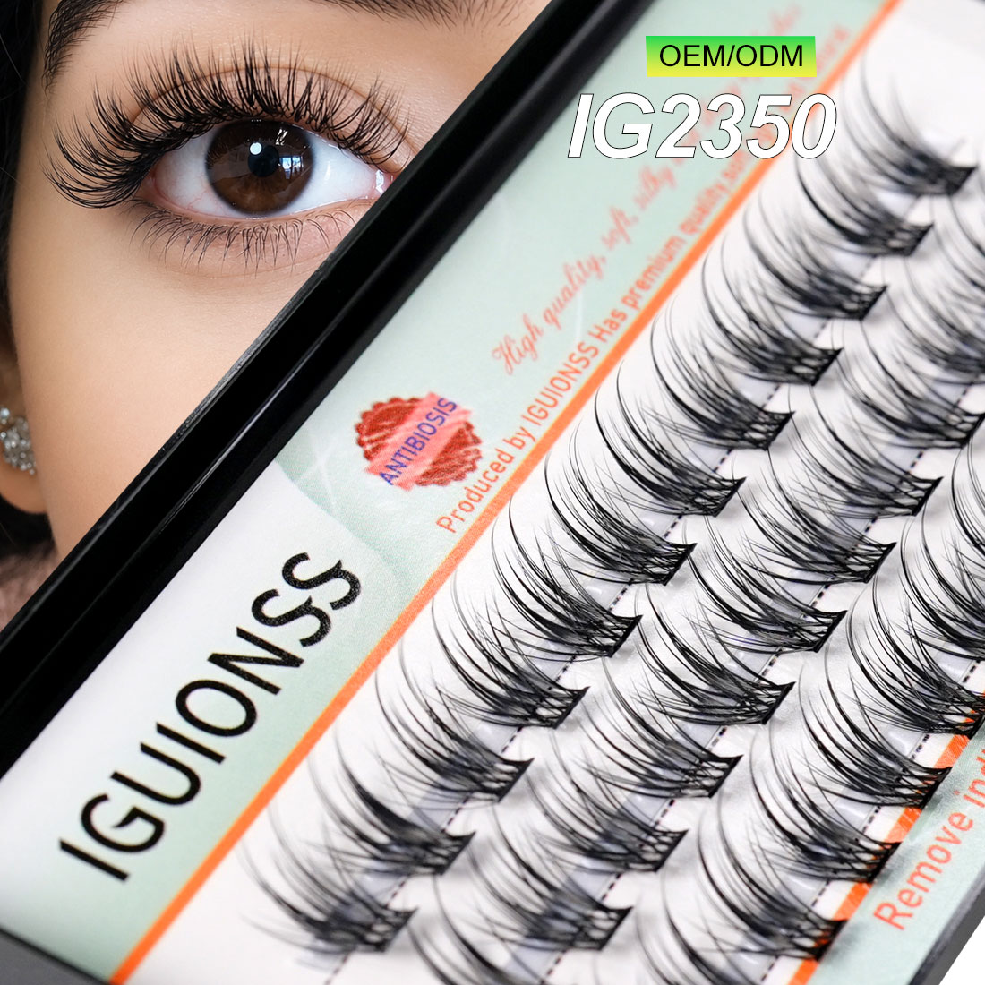 OEM ODM Pestañas en Grupos Ext - Eyelash Extension Human Hair reseña y precio