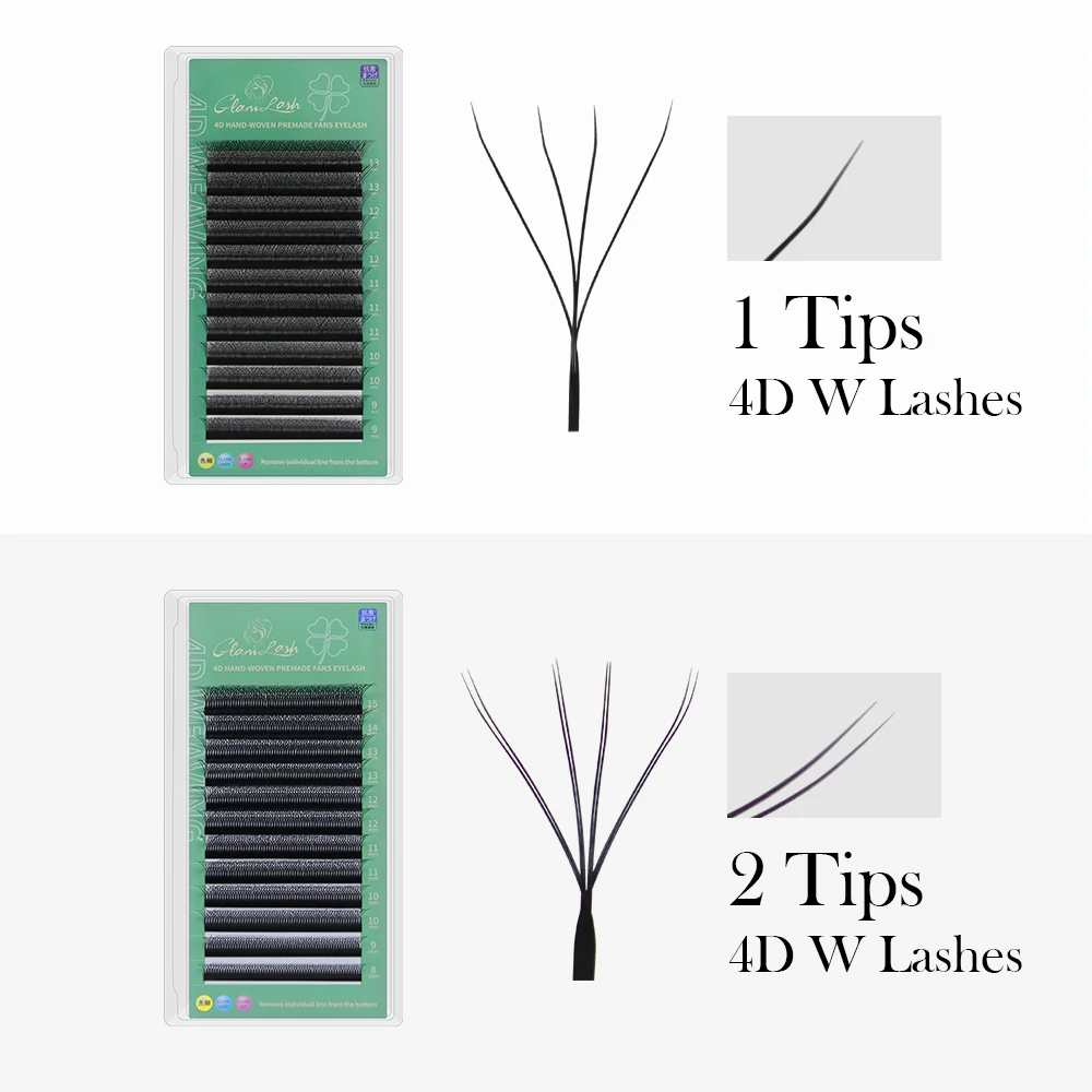 GLAMLASH-extensiones de pestañ - Eyelash Extension Human Hair reseña y precio