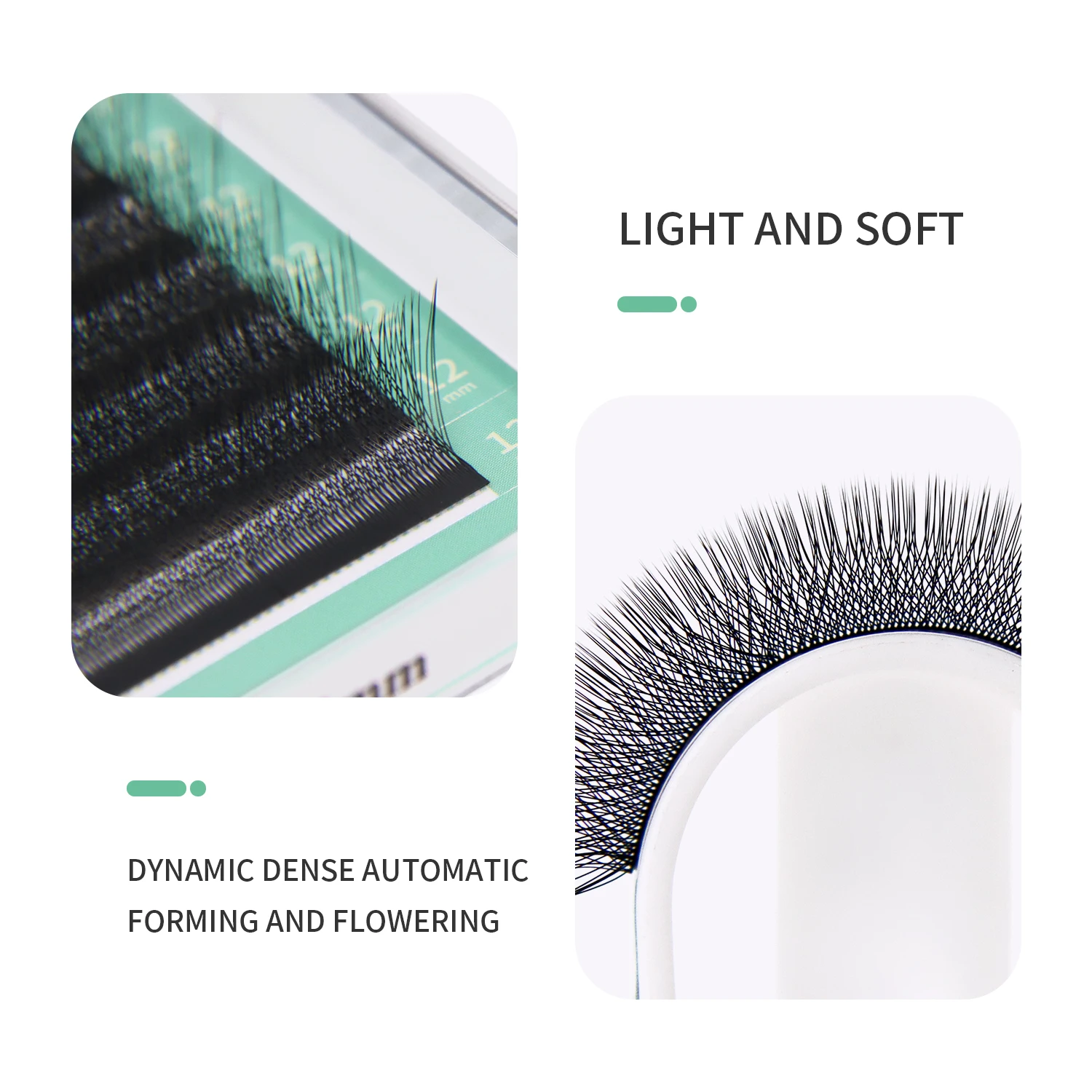 GLAMLASH-extensiones de pestañ - Eyelash Extension Human Hair reseña y precio