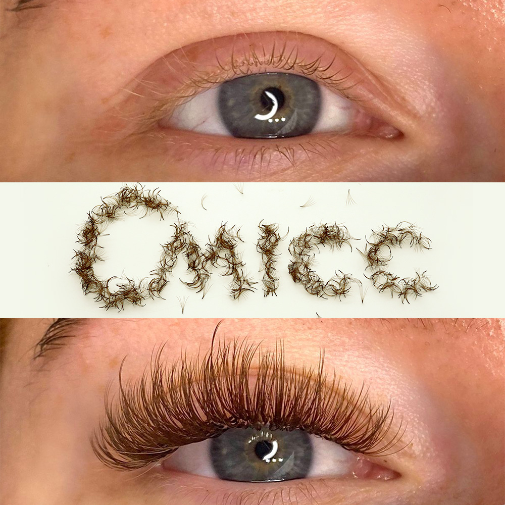 CMICC 5D 7mm 15mm pestañas rus - Eyelash Extension Russian reseña y precio