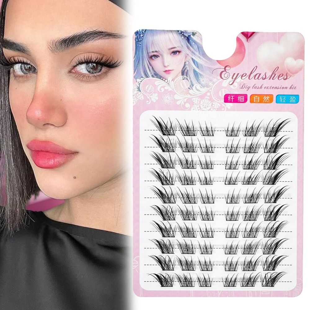 Pestañas en racimos de ojos de - Eyelash Extension Human Hair reseña y precio